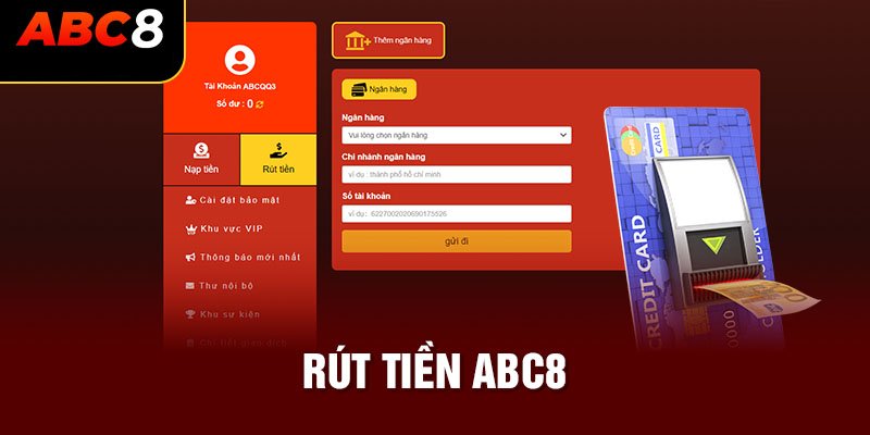 Nguyên nhân khiến cho việc rút tiền ABC8 bị chậm